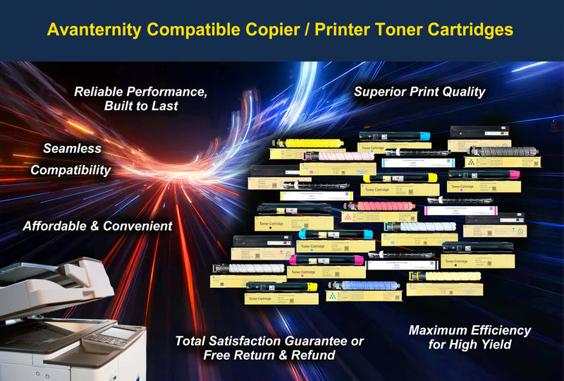 Avanternity's High Yield Toner Cartridge, Replacement for Kyocera TK-5232 TK5232 Toner Kit
