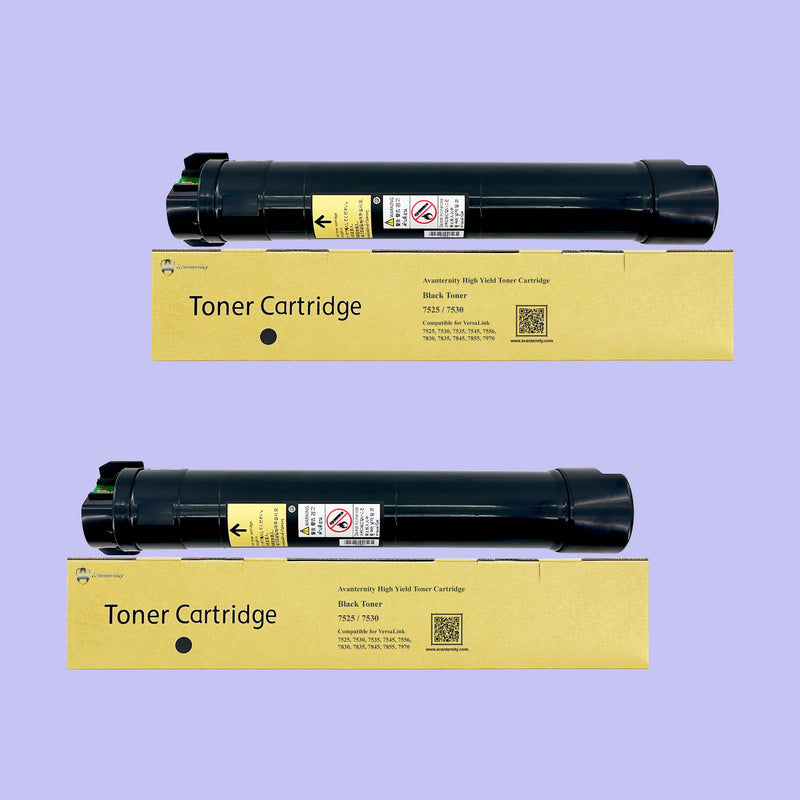 Avanternity's High Yield Toner Cartridge, Replacement for Xerox WorkCentre 7525 7530 7535 7545 7556 7830 7835 7845 7855 7970 Printer, 006R01513, 006R01514, 006R01515, 006R01516