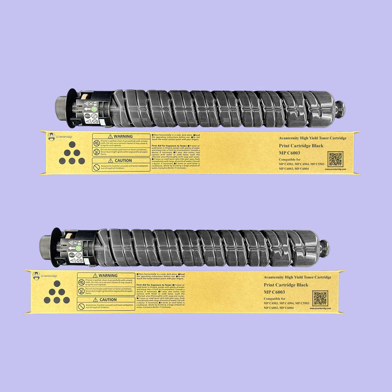 Avanternity's High Yield Toner Cartridge, Replacement for Ricoh MP C4503 MP C4504 MP C5503 MP C6003 MP C6004 Print Cartridge, 841849, 841850, 841851, 841852
