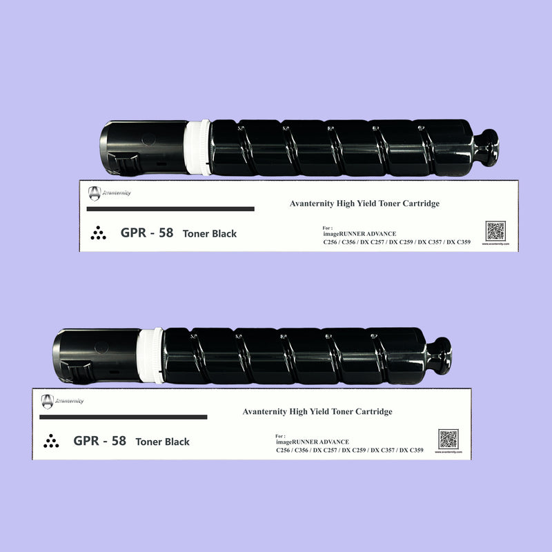 Avanternity's High Yield Toner Cartridge, Replacement for Canon GPR-58 GPR58 Toner, 2182C003, 2183C003, 2184C003, 2185C003