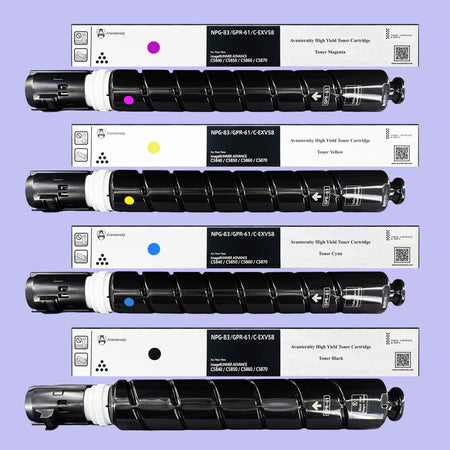 Avanternity's High Yield Toner Cartridge, Replacement for Canon GPR-61 GPR61 Toner, 3763C003, 3764C003, 3765C003, 3766C003