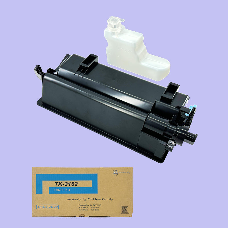 Avanternity's High Yield Toner Cartridge, Replacement for Kyocera TK-3162 TK3162 Toner Kit (2 Packs of Black)