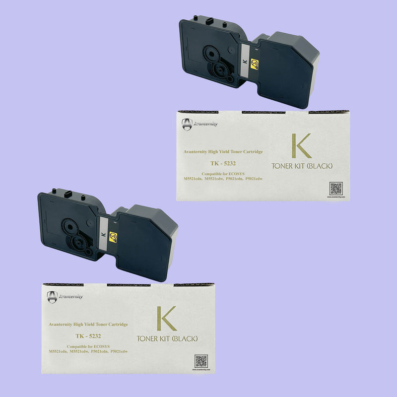 Avanternity's High Yield Toner Cartridge, Replacement for Kyocera TK-5232 TK5232 Toner Kit