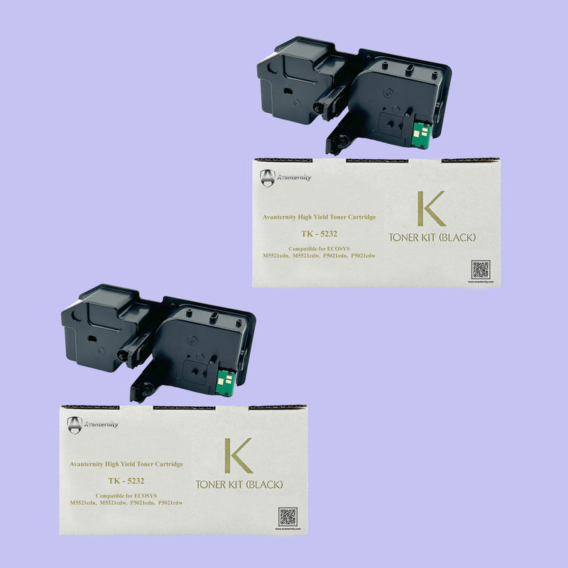 Avanternity's High Yield Toner Cartridge, Replacement for Kyocera TK-5232 TK5232 Toner Kit