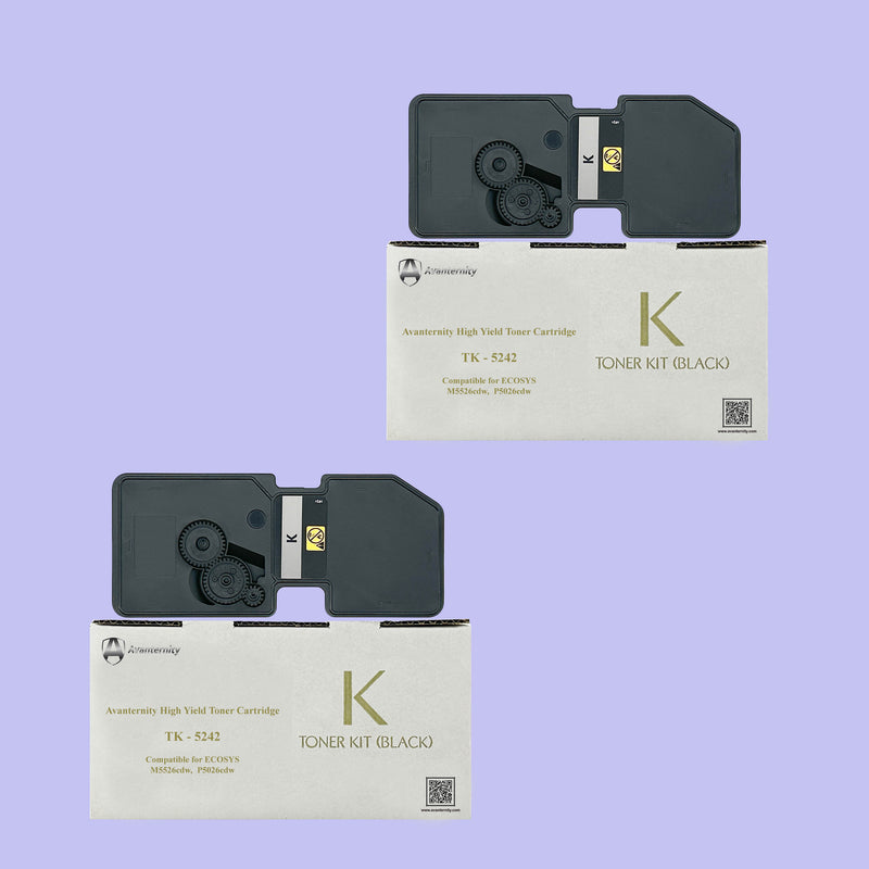 Avanternity's High Yield Toner Cartridge, Replacement for Kyocera TK-5242 TK5242 Toner Kit