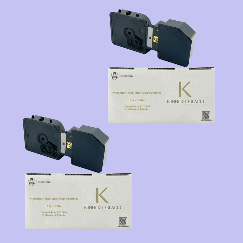Avanternity's High Yield Toner Cartridge, Replacement for Kyocera TK-5242 TK5242 Toner Kit