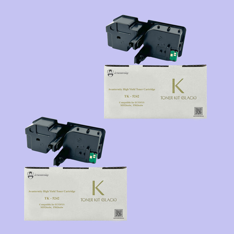 Avanternity's High Yield Toner Cartridge, Replacement for Kyocera TK-5242 TK5242 Toner Kit