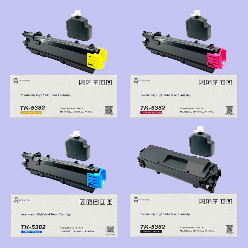 Avanternity's High Yield Toner Cartridge, Replacement for Kyocera TK-5382 TK5382 Toner Kit
