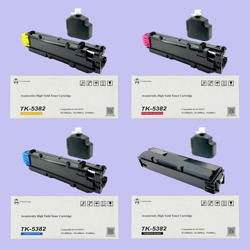 Avanternity's High Yield Toner Cartridge, Replacement for Kyocera TK-5382 TK5382 Toner Kit
