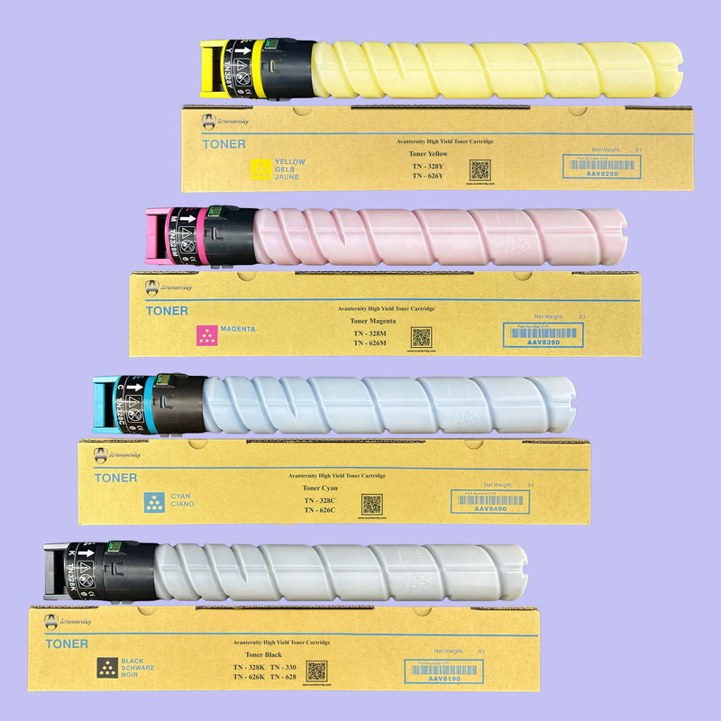 Avanternity's High Yield Toner Cartridge, Replacement for Konica Minolta TN328 Toner, Use for Bizhub C250i, C300i, C360i, C450i, C550i, C650i Printer, AAV8130, AAV8230, AAV8330, AAV8430