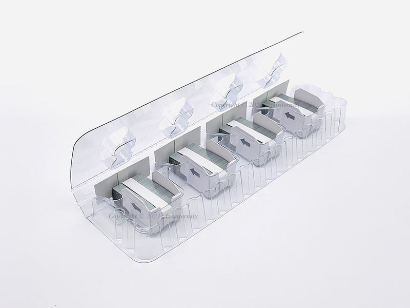 Compatible Staple Cartridges for Ricoh Type L 411241 Refill Staples / Ricoh Type L 411240 Staples, Pack of 4 Cartridges